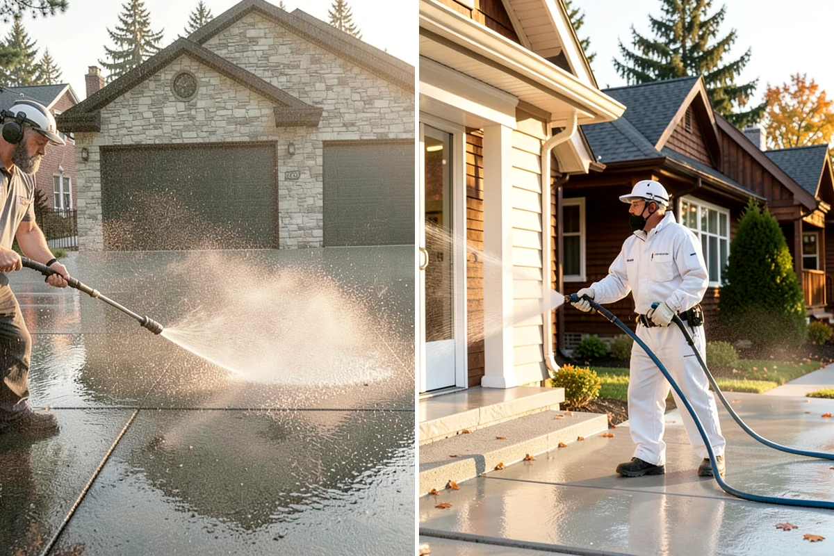Leaf Stain Removal in Kenmore, King County, WA - Clear debris and assess the tannin staining