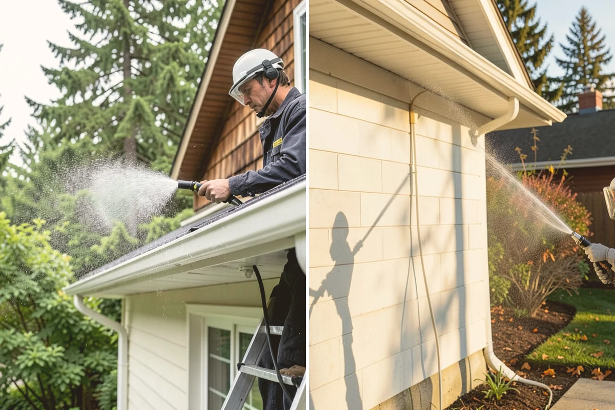 Leaf Stain Removal in Kirkland, King County, WA - Clear debris and assess the tannin staining