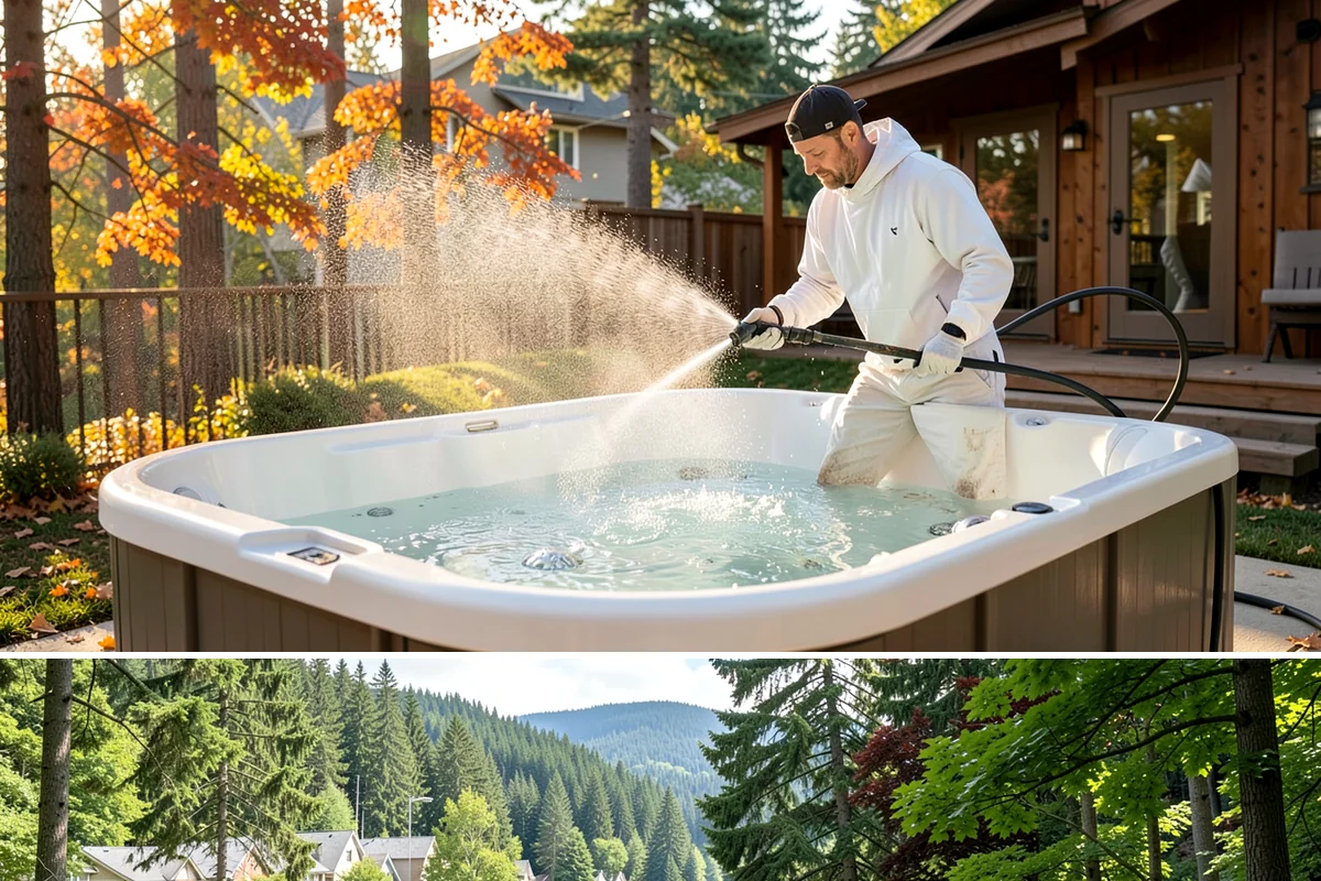 Leaf Stain Removal in Lake Forest Park, King County, WA - Tackle leaf tannin stains in late fall or winter once leaf drop ends, before the marks set through the wet months.