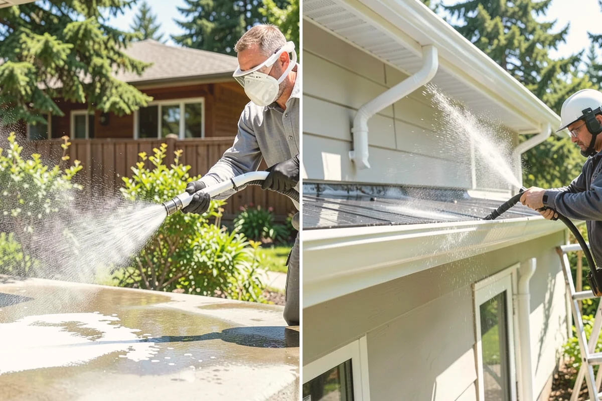 Leaf Stain Removal in Langley, Island County, WA - Clear debris and assess the tannin staining
