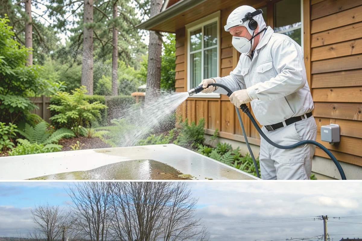 Leaf Stain Removal in Langley, Island County, WA - Tackle leaf tannin stains in late fall or winter once leaf drop ends, before the marks set through the wet months.