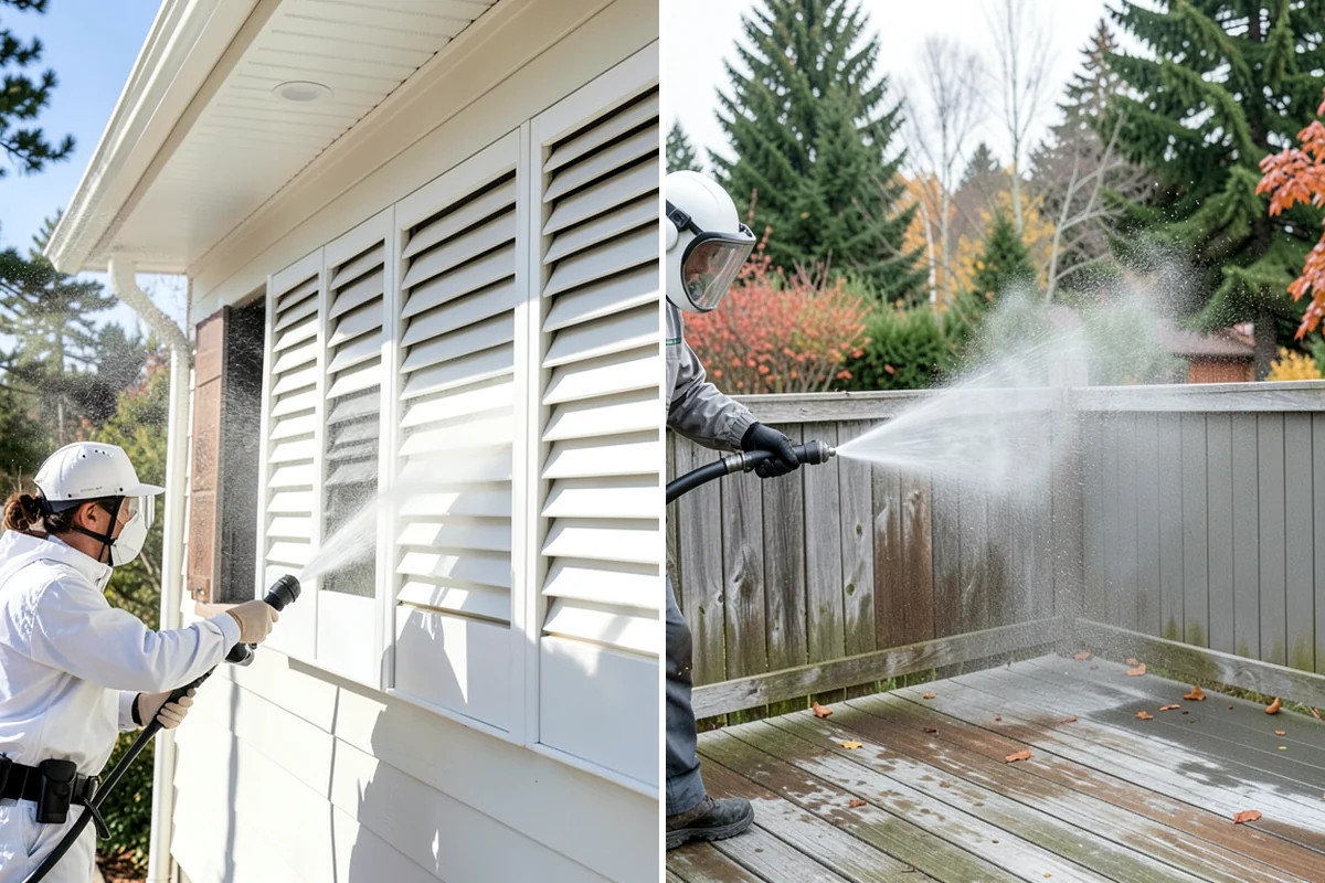 Leaf Stain Removal in Lyman, Skagit County, WA - Clear debris and assess the tannin staining