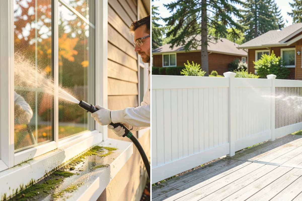 Leaf Stain Removal in Lynnwood, Snohomish County, WA - Clear debris and assess the tannin staining