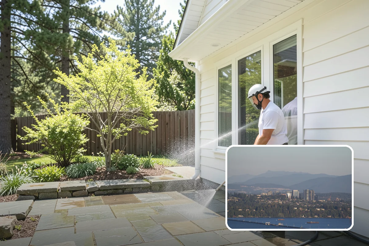 Leaf Stain Removal in Medina, King County, WA - Breaks down brown tannin staining from fallen leaves