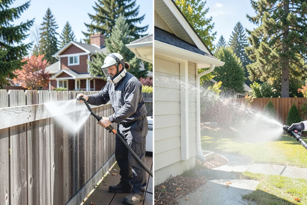 Leaf Stain Removal in Medina, King County, WA - Clear debris and assess the tannin staining