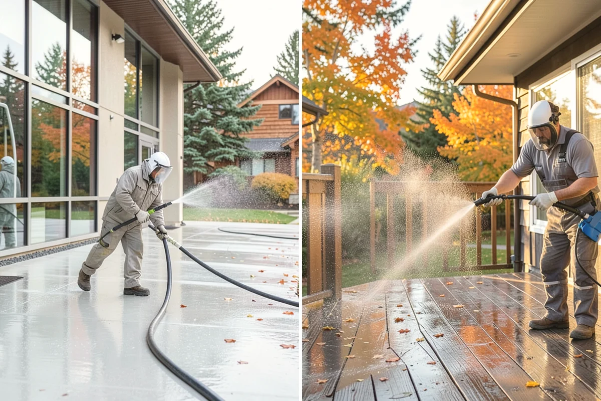 Leaf Stain Removal in Mountlake Terrace, Snohomish County, WA - Clear debris and assess the tannin staining