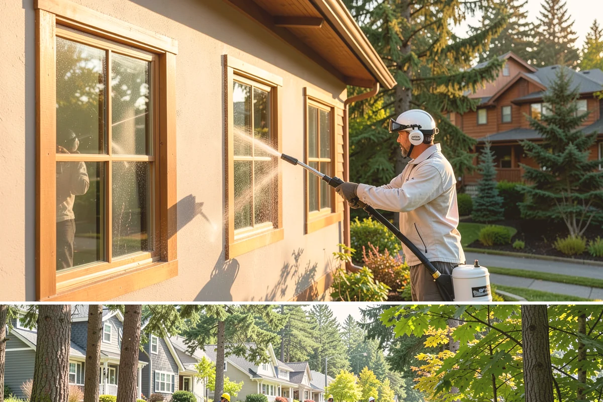 Leaf Stain Removal in Normandy Park, King County, WA - Tackle leaf tannin stains in late fall or winter once leaf drop ends, before the marks set through the wet months.