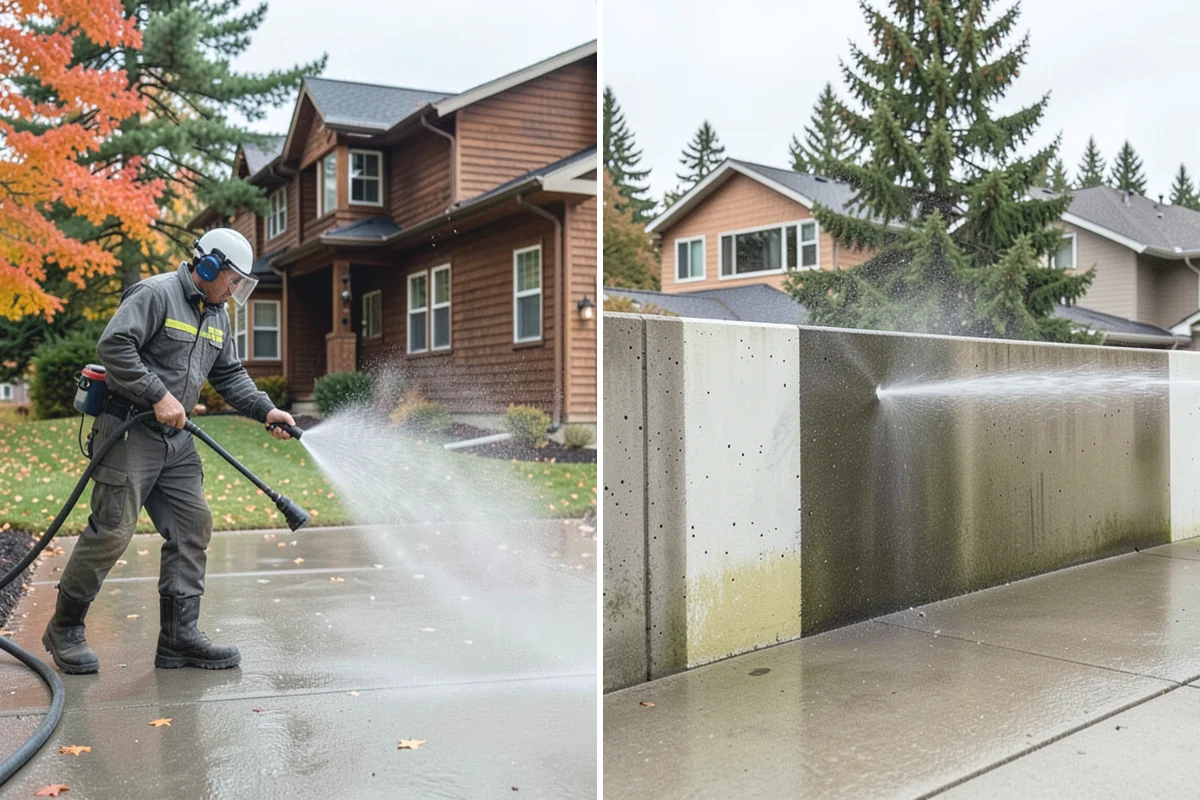 Leaf Stain Removal in Redmond, King County, WA - Clear debris and assess the tannin staining