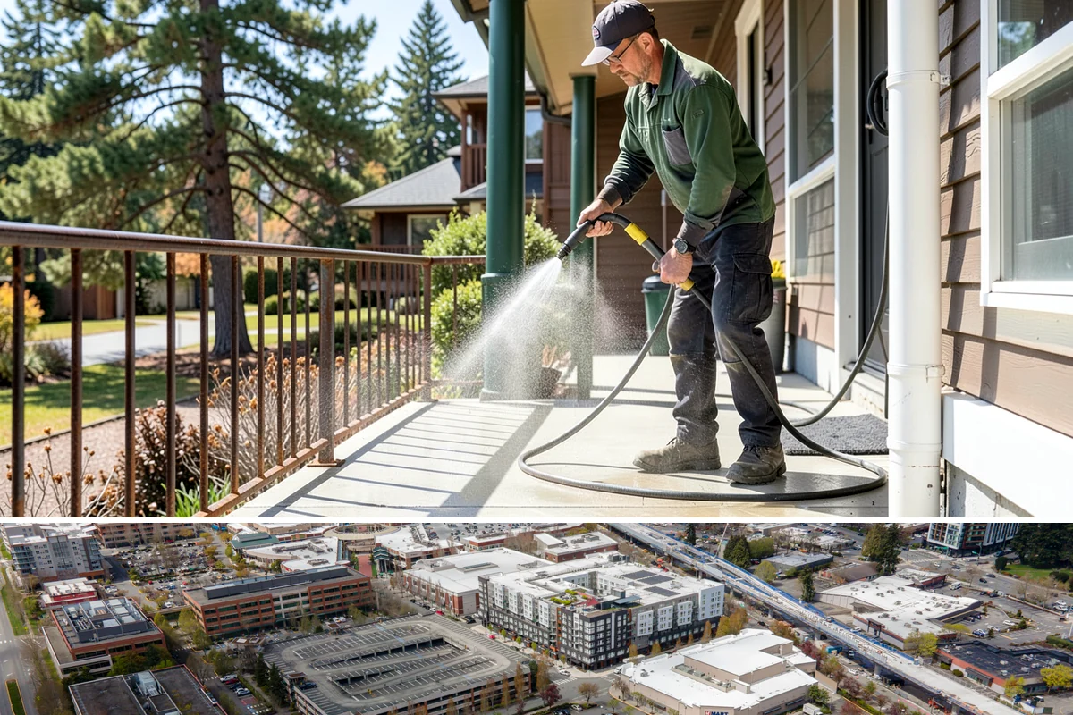 Leaf Stain Removal in Redmond, King County, WA - Tackle leaf tannin stains in late fall or winter once leaf drop ends, before the marks set through the wet months.