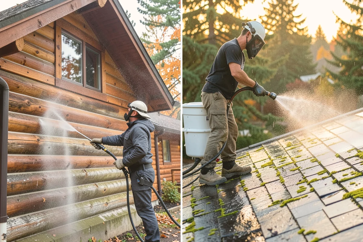 Leaf Stain Removal in Snohomish, Snohomish County, WA - Clear debris and assess the tannin staining