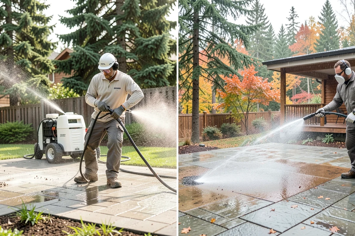 Leaf Stain Removal in Snoqualmie, King County, WA - Clear debris and assess the tannin staining