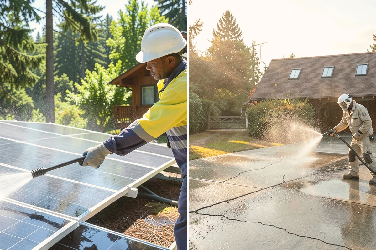 Leaf Stain Removal in Stanwood, Snohomish County, WA - Clear debris and assess the tannin staining