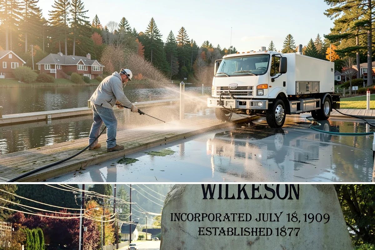 Leaf Stain Removal in Wilkeson, Pierce County, WA - Tackle leaf tannin stains in late fall or winter once leaf drop ends, before the marks set through the wet months.