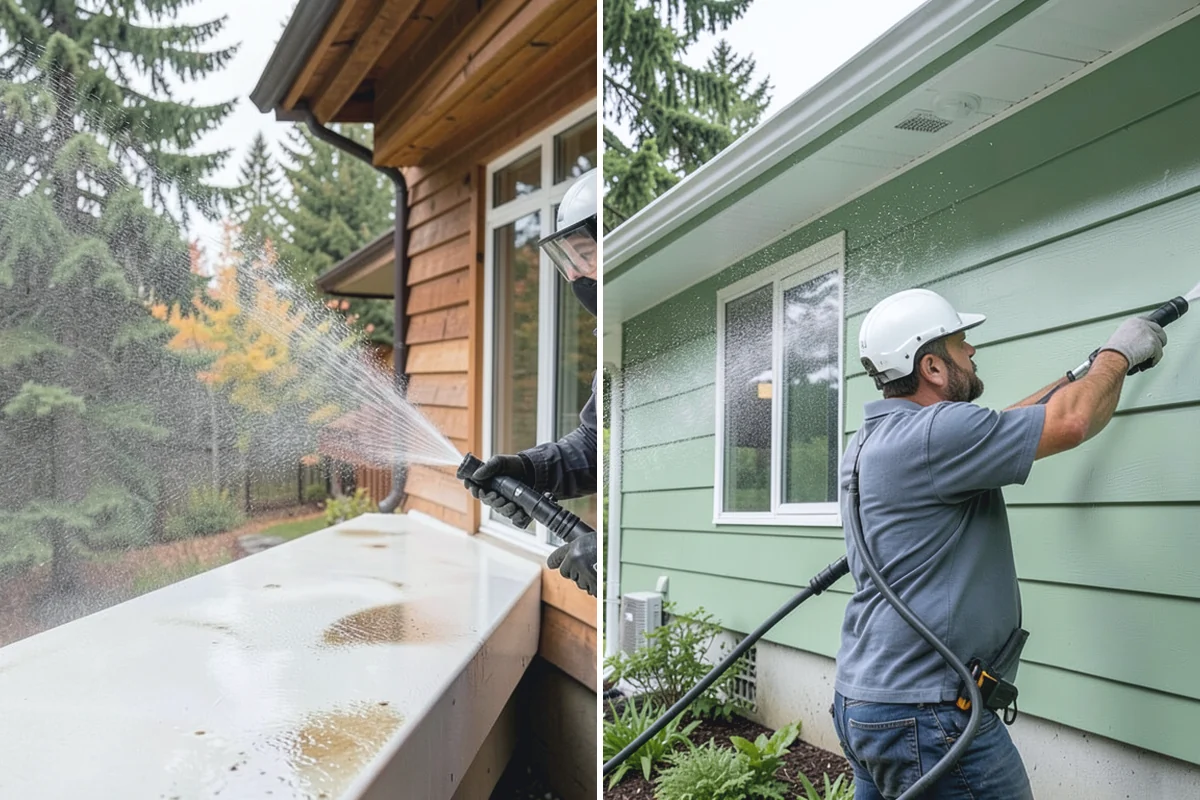 Leaf Stain Removal in Woodinville, King County, WA - Clear debris and assess the tannin staining