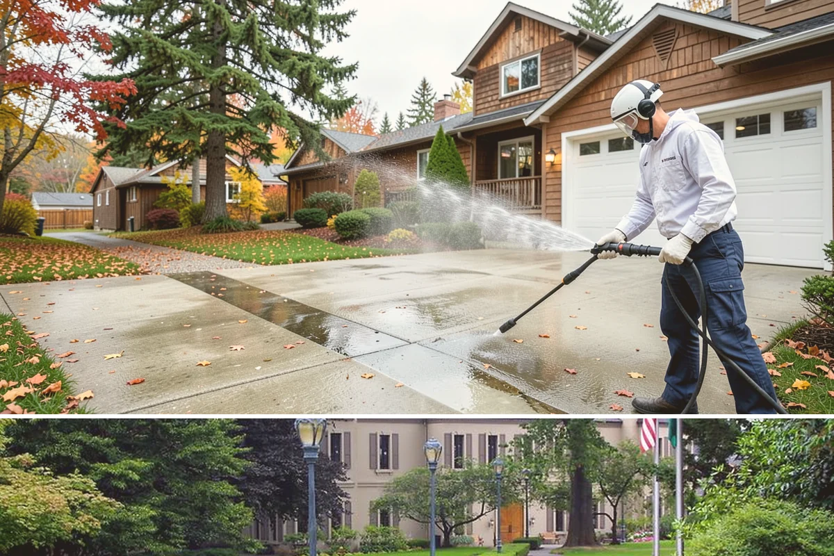 Leaf Stain Removal in Woodinville, King County, WA - Tackle leaf tannin stains in late fall or winter once leaf drop ends, before the marks set through the wet months.