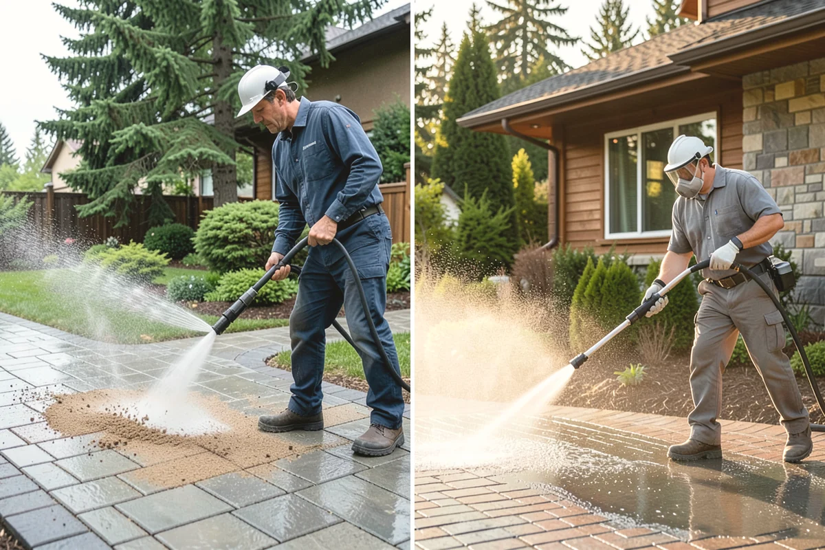 Leaf Stain Removal in Yarrow Point, King County, WA - Clear debris and assess the tannin staining
