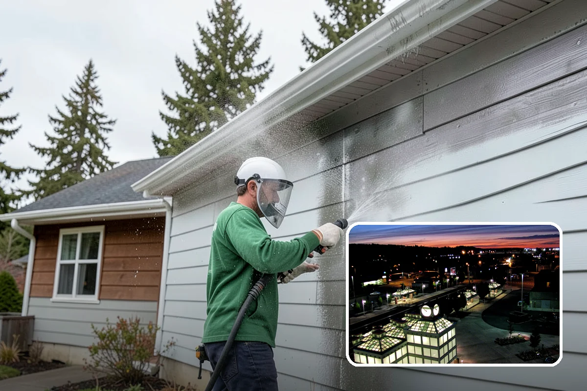 Lichen Removal in Auburn, King County, WA - Kills tenacious lichen that resists ordinary washing