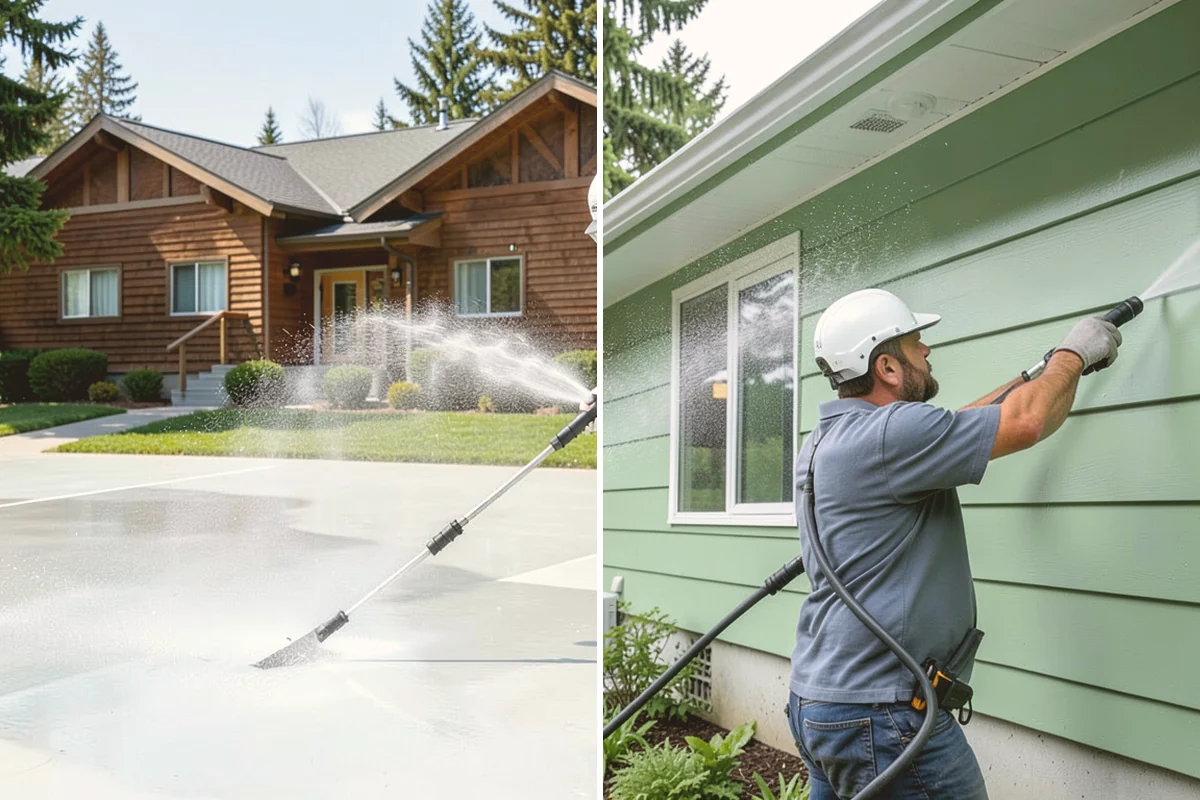 Lichen Removal in Bellevue, King County, WA - Identify the lichen colonies and the affected material