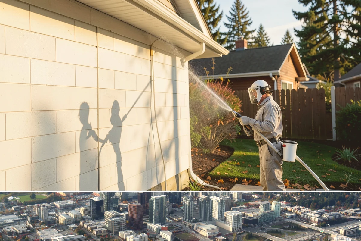 Lichen Removal in Bellevue, King County, WA - Treat lichen in the warmer, drier months when solutions can dwell effectively rather than being diluted by rain.