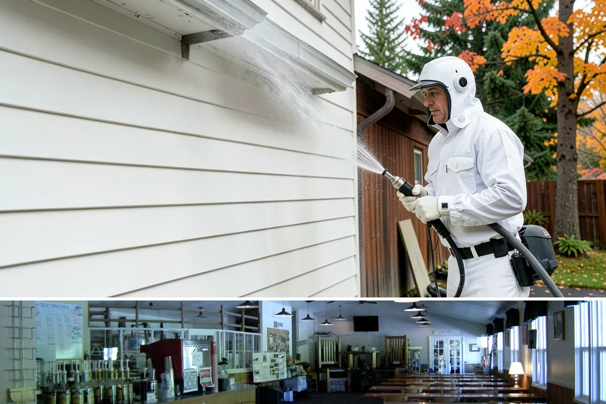 Lichen Removal in Black Diamond, King County, WA - Treat lichen in the warmer, drier months when solutions can dwell effectively rather than being diluted by rain.