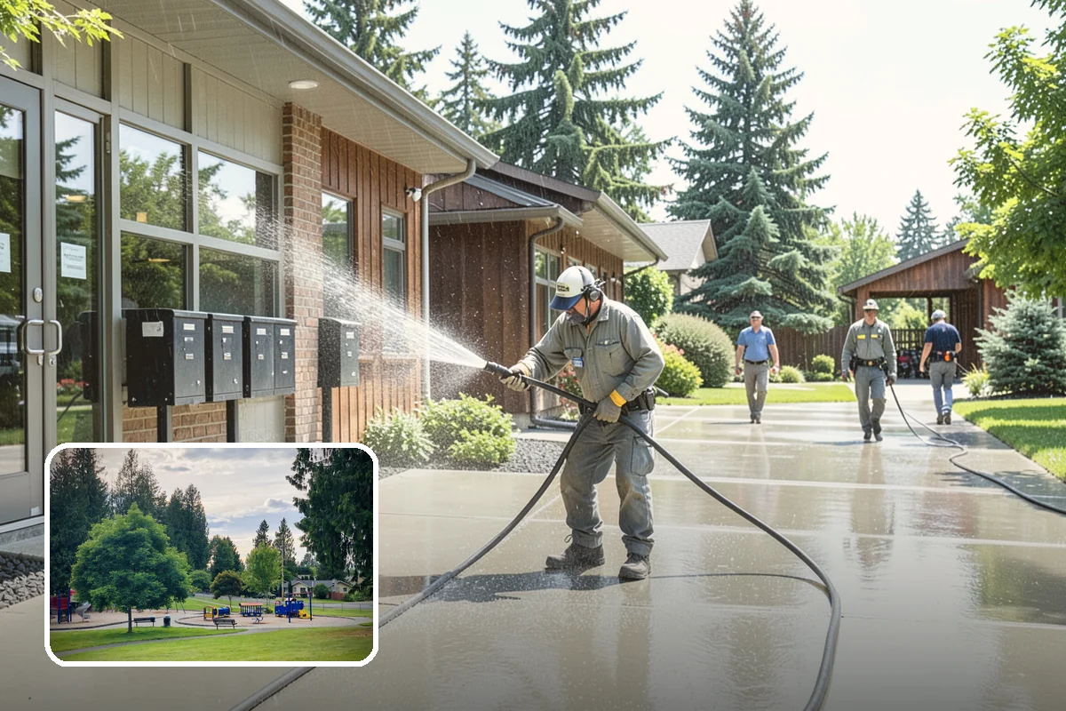 Lichen Removal in Bonney Lake, Pierce County, WA - Kills tenacious lichen that resists ordinary washing