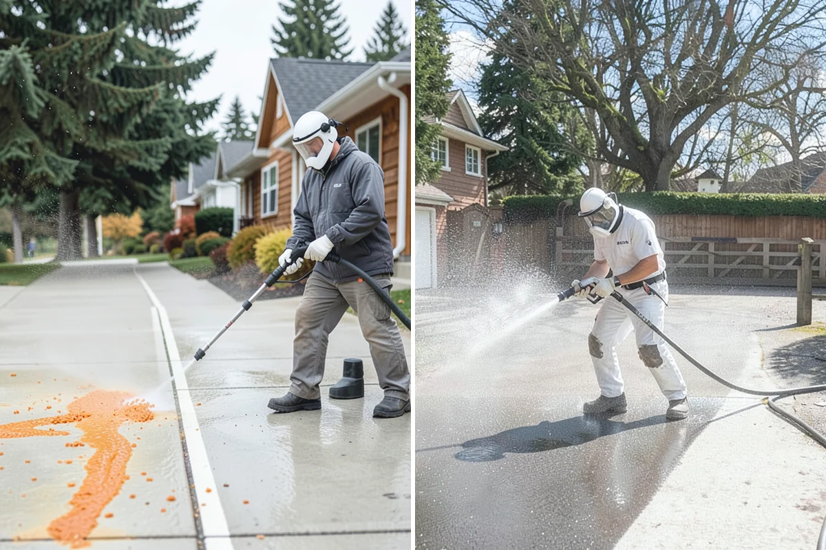 Lichen Removal in Bonney Lake, Pierce County, WA - Identify the lichen colonies and the affected material
