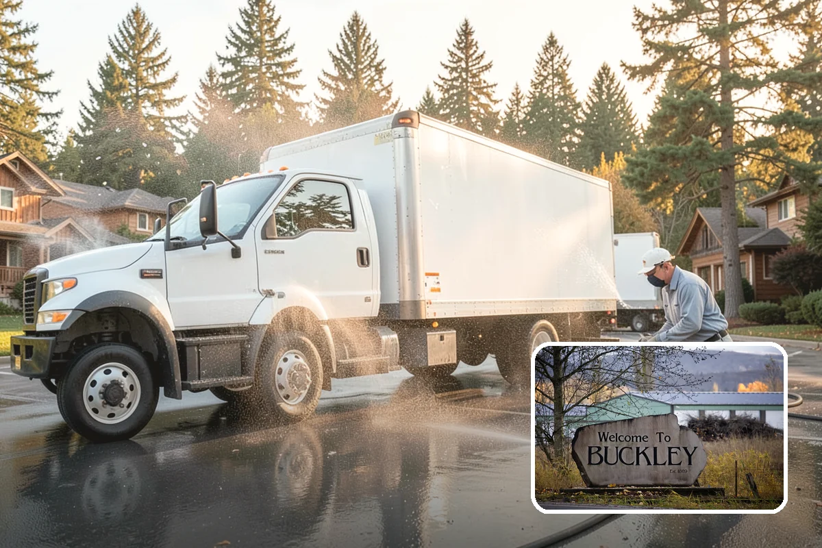 Lichen Removal in Buckley, Pierce County, WA - Kills tenacious lichen that resists ordinary washing