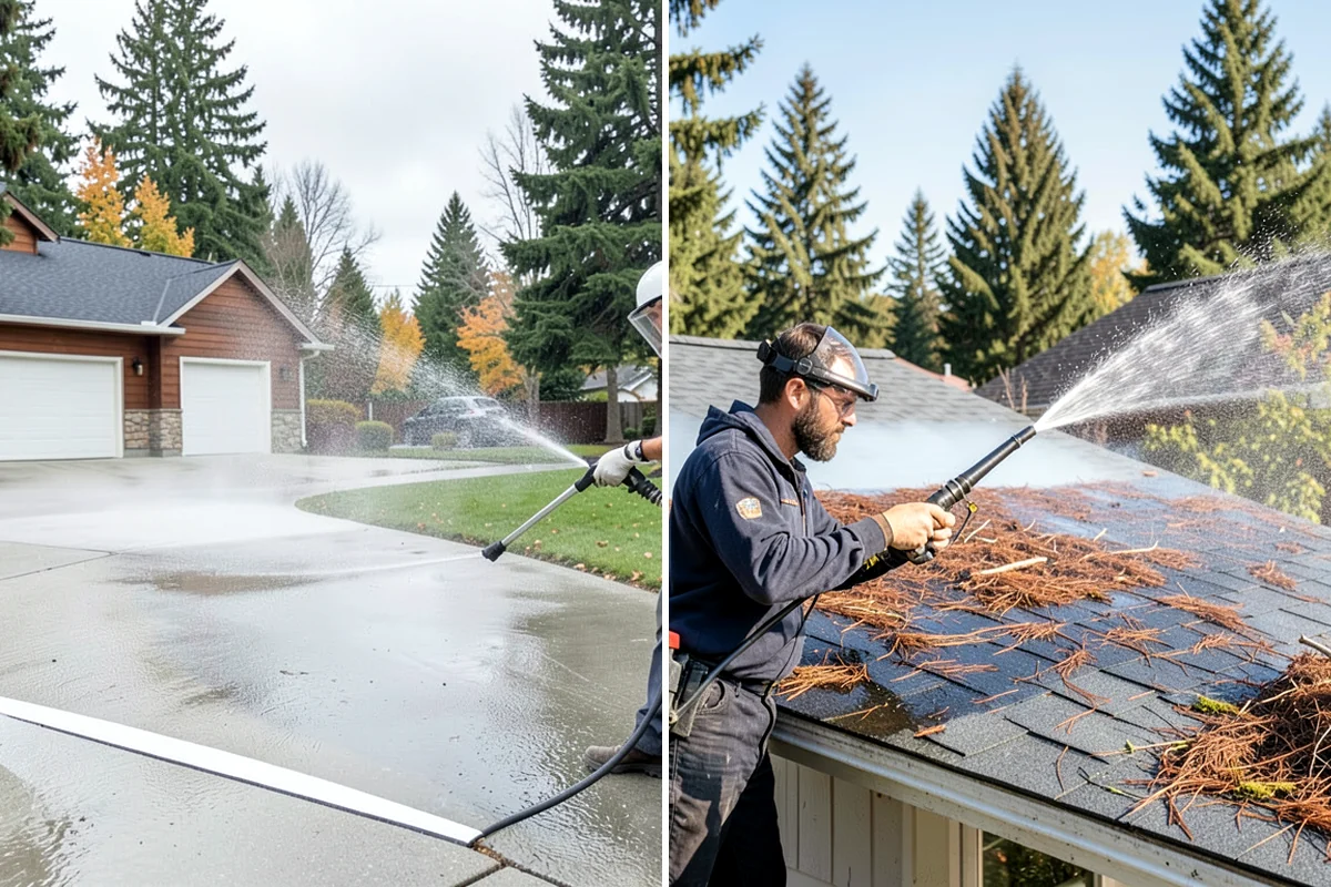 Lichen Removal in Concrete, Skagit County, WA - Identify the lichen colonies and the affected material