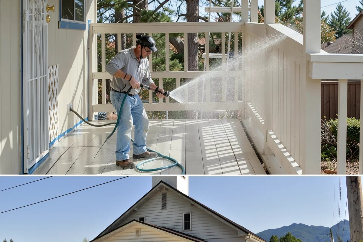 Lichen Removal in Concrete, Skagit County, WA - Treat lichen in the warmer, drier months when solutions can dwell effectively rather than being diluted by rain.