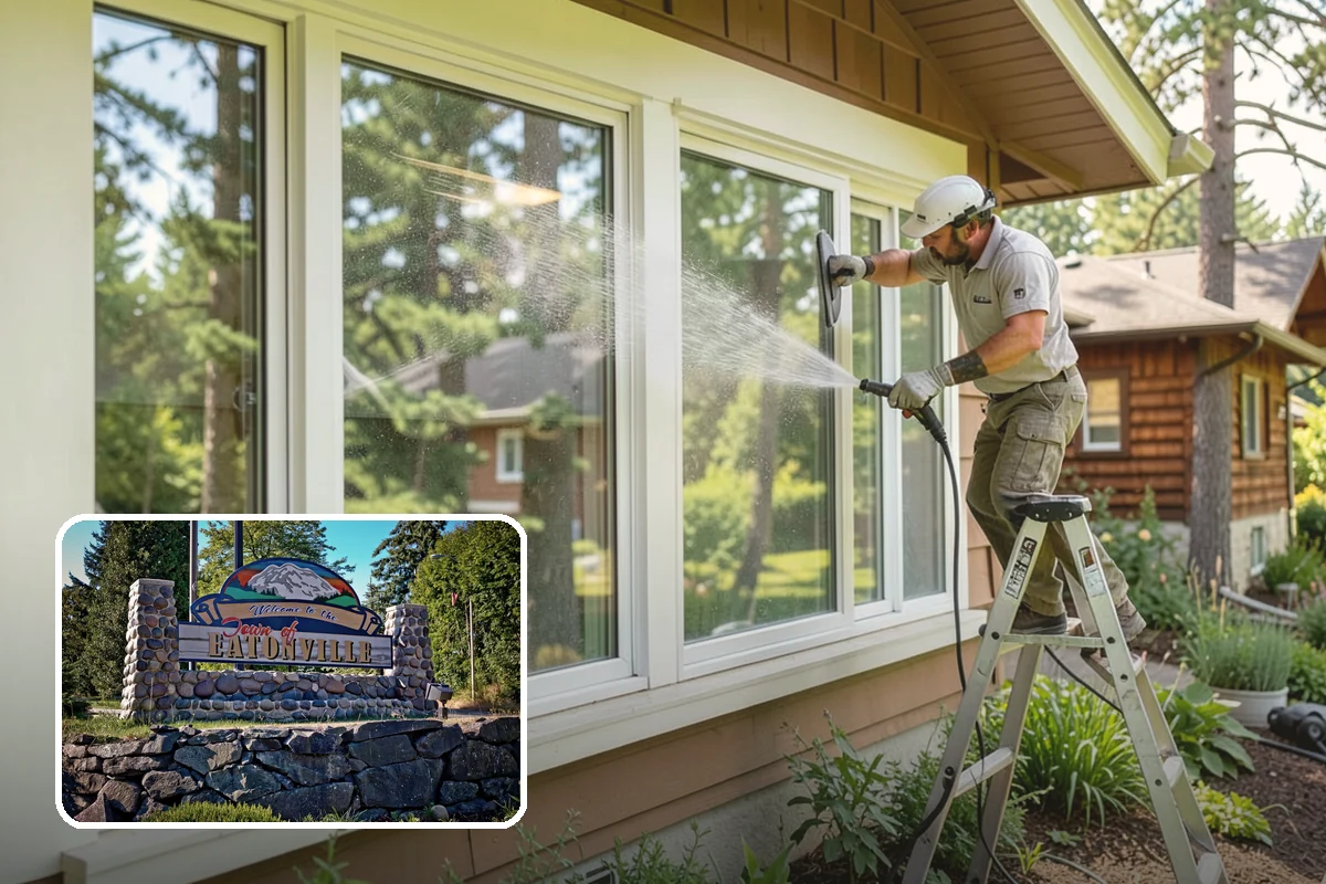 Lichen Removal in Eatonville, Pierce County, WA - Kills tenacious lichen that resists ordinary washing