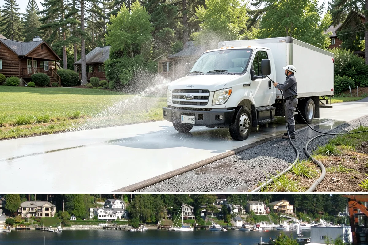 Lichen Removal in Gig Harbor, Pierce County, WA - Treat lichen in the warmer, drier months when solutions can dwell effectively rather than being diluted by rain.