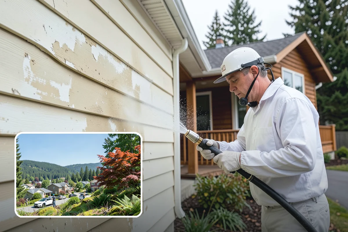Lichen Removal in Index, Snohomish County, WA - Kills tenacious lichen that resists ordinary washing