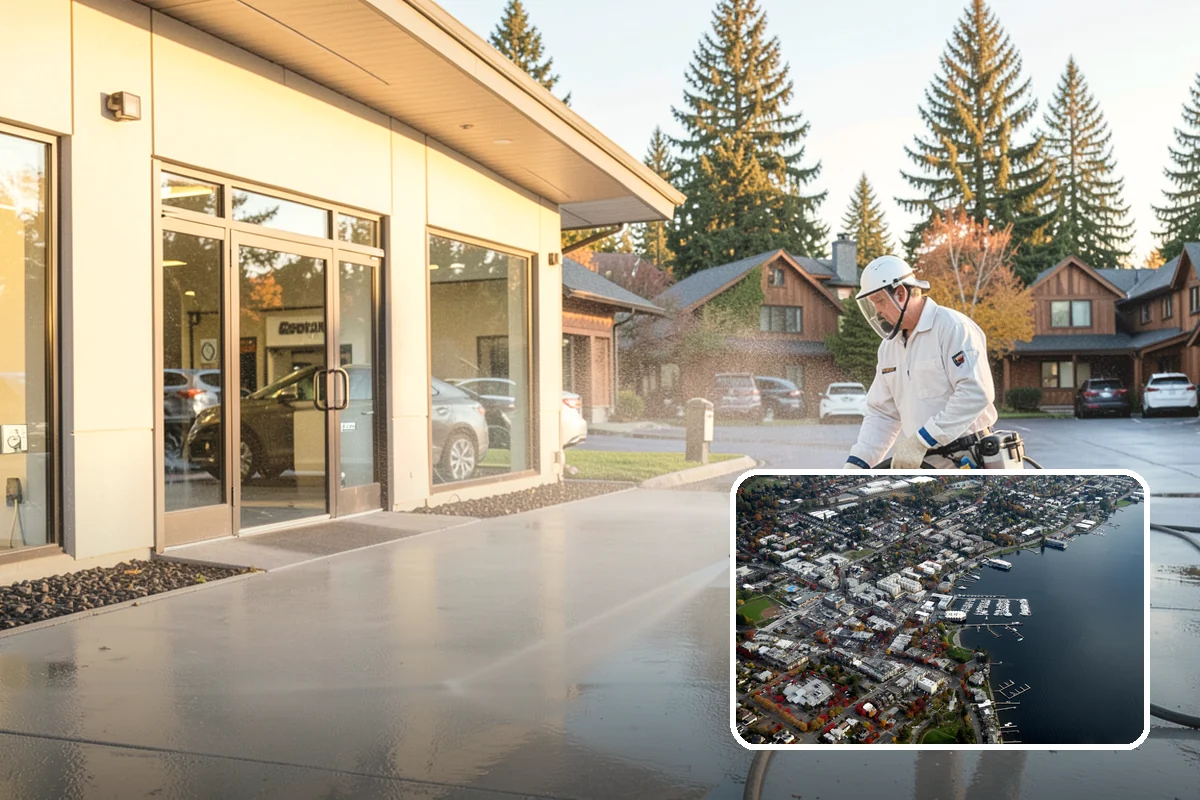 Lichen Removal in Kirkland, King County, WA - Kills tenacious lichen that resists ordinary washing