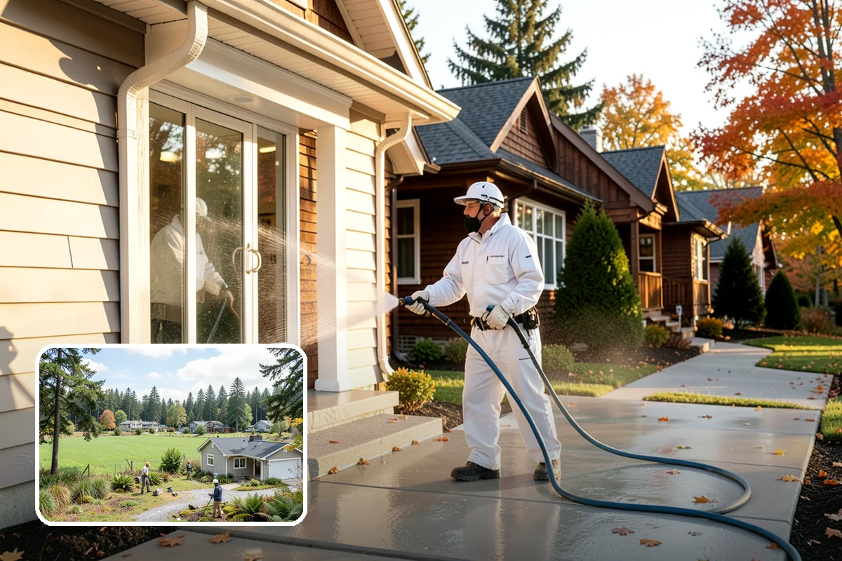 Lichen Removal in Lyman, Skagit County, WA - Kills tenacious lichen that resists ordinary washing