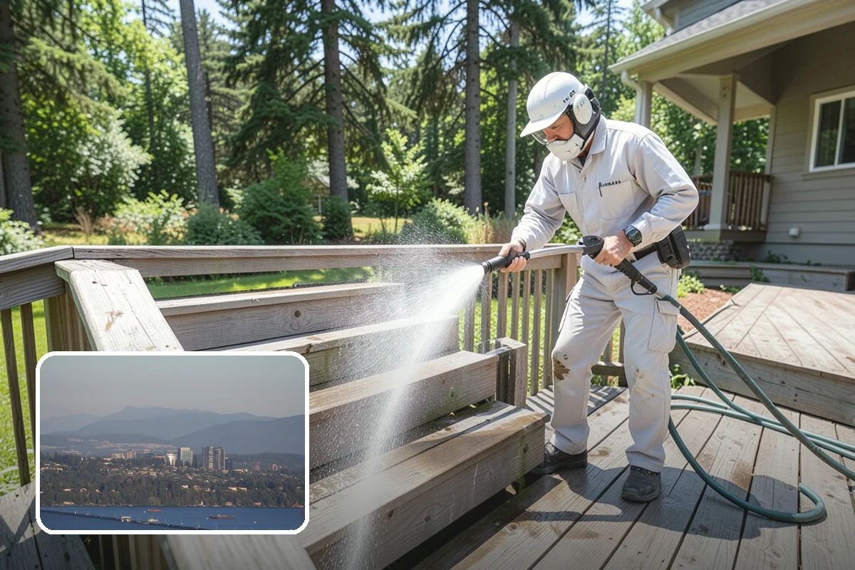 Lichen Removal in Medina, King County, WA - Kills tenacious lichen that resists ordinary washing