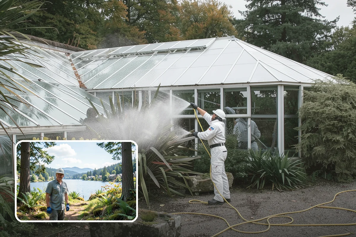 Lichen Removal in Milton, King County, WA - Kills tenacious lichen that resists ordinary washing