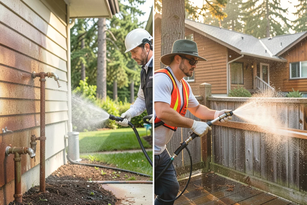 Lichen Removal in Oak Harbor, Island County, WA - Identify the lichen colonies and the affected material
