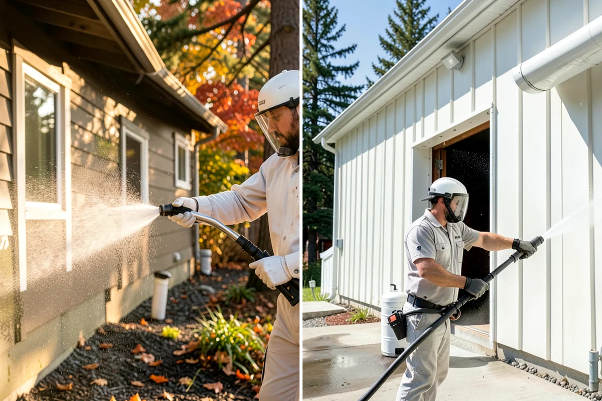 Lichen Removal in Puyallup, Pierce County, WA - Identify the lichen colonies and the affected material