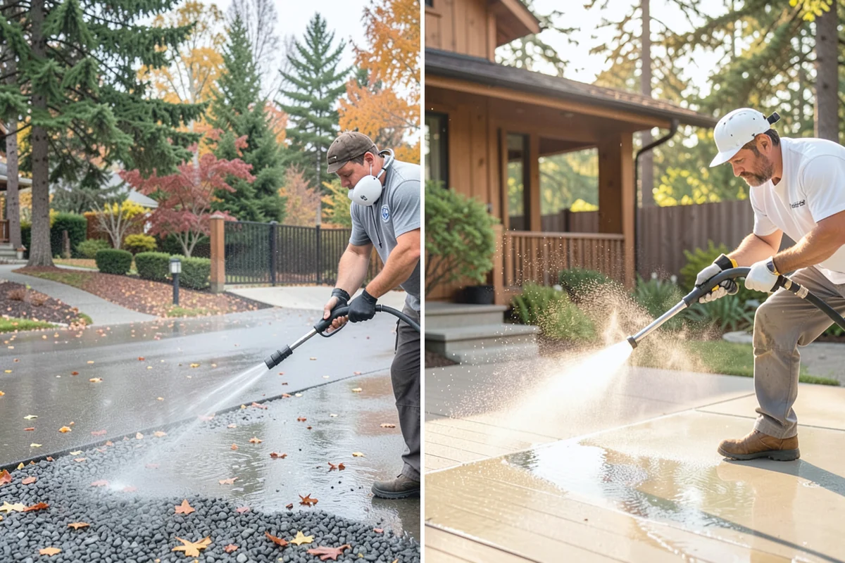 Lichen Removal in Renton, King County, WA - Identify the lichen colonies and the affected material