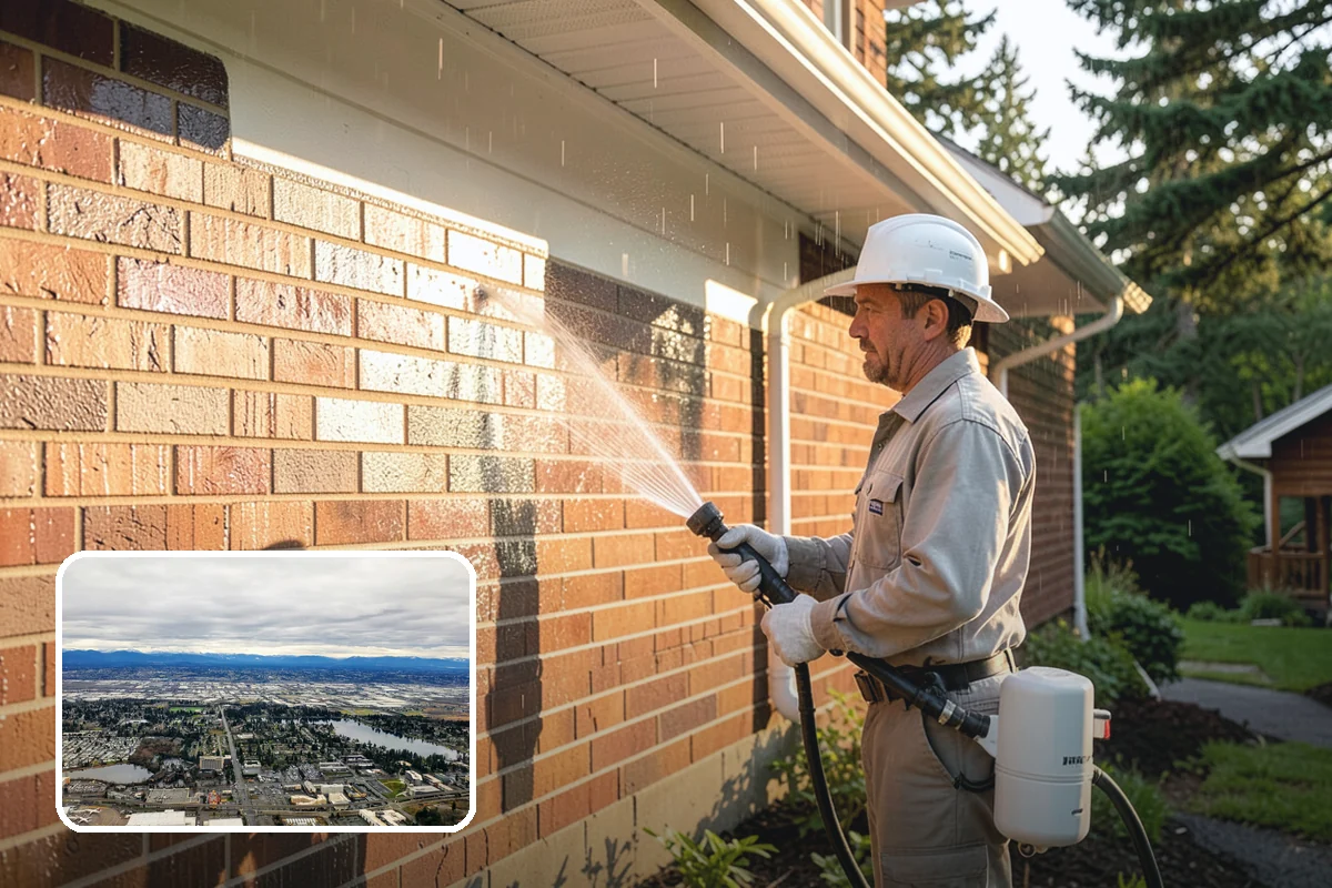 Lichen Removal in SeaTac, King County, WA - Kills tenacious lichen that resists ordinary washing