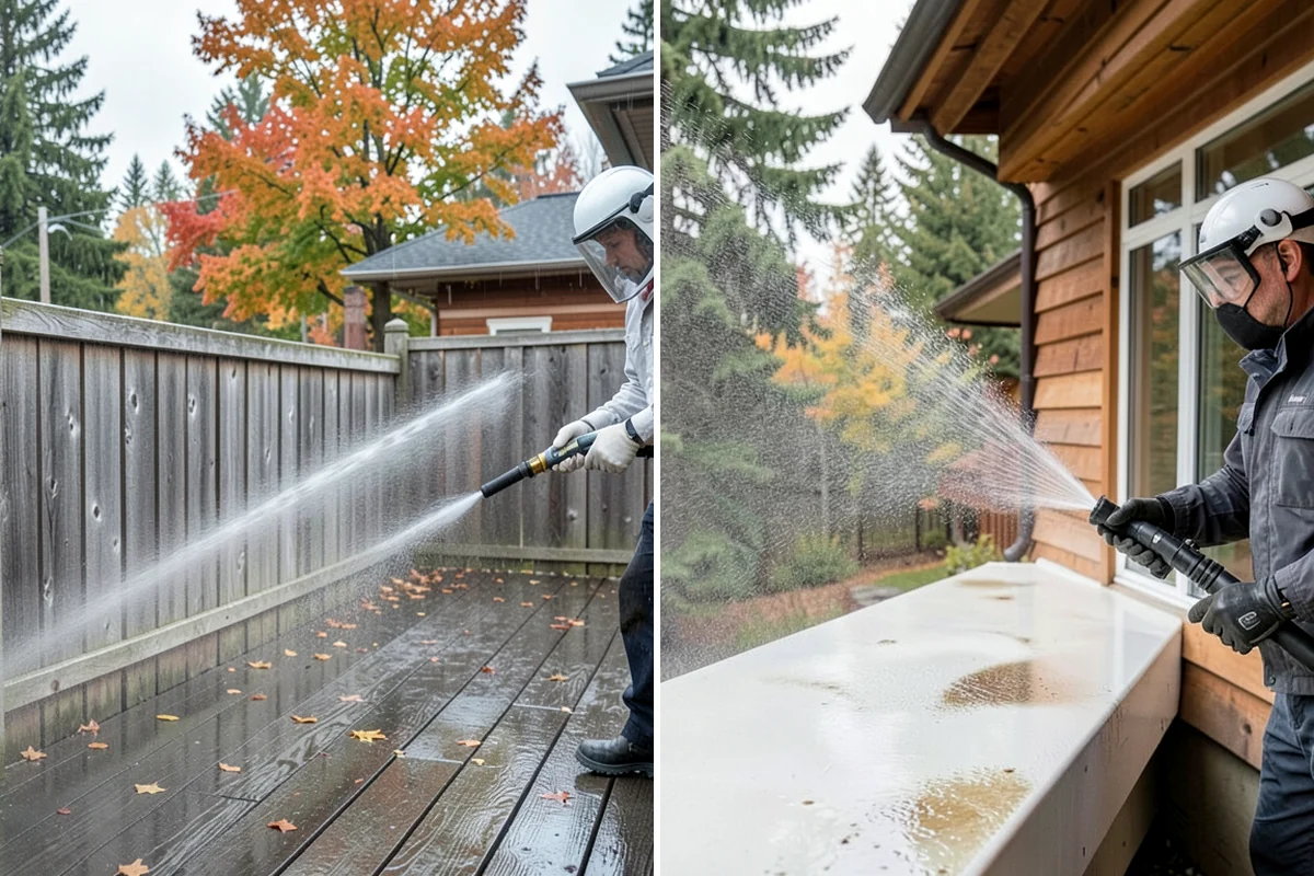 Lichen Removal in SeaTac, King County, WA - Identify the lichen colonies and the affected material