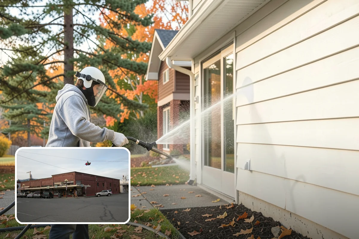 Lichen Removal in Sedro-Woolley, Skagit County, WA - Kills tenacious lichen that resists ordinary washing