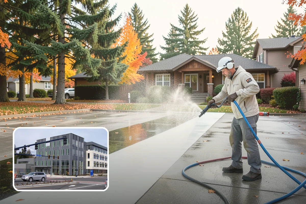 Lichen Removal in Shoreline, King County, WA - Kills tenacious lichen that resists ordinary washing