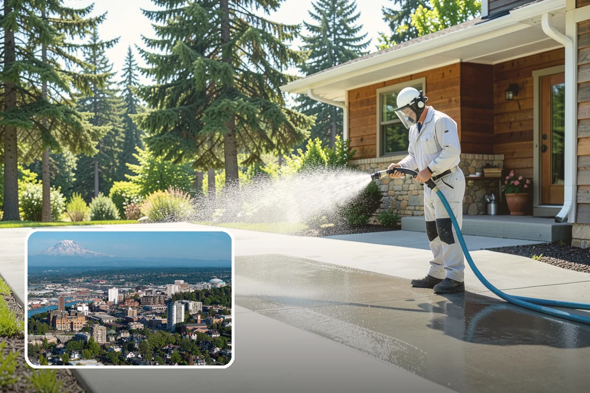 Lichen Removal in Tacoma, Pierce County, WA - Kills tenacious lichen that resists ordinary washing