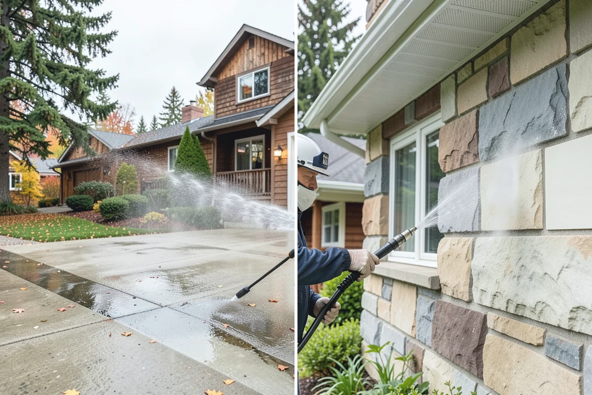 Lichen Removal in Wilkeson, Pierce County, WA - Identify the lichen colonies and the affected material