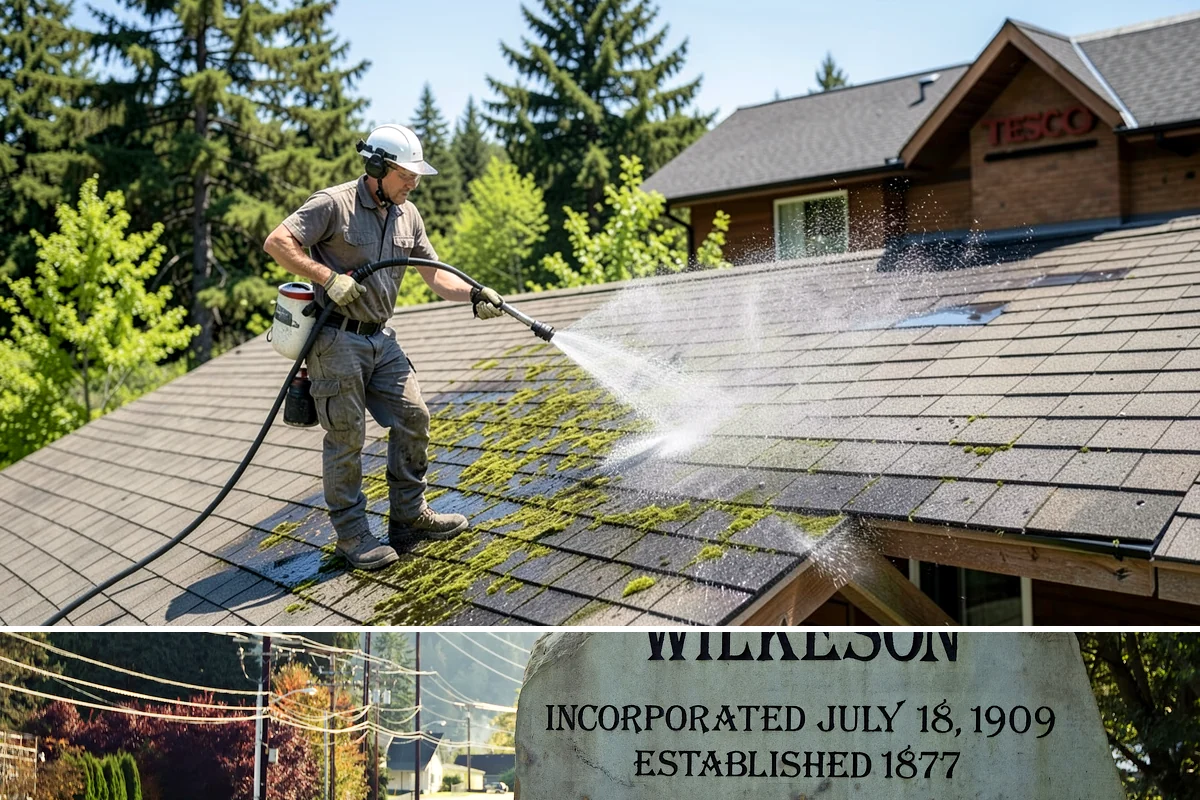 Lichen Removal in Wilkeson, Pierce County, WA - Treat lichen in the warmer, drier months when solutions can dwell effectively rather than being diluted by rain.
