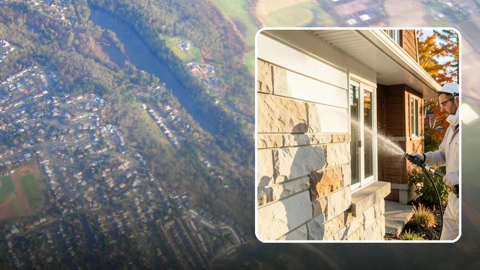 Limestone Cleaning in Algona, King County, WA - Clean soft, acid-sensitive limestone with neutral chemistry that avoids etching the delicate surface.