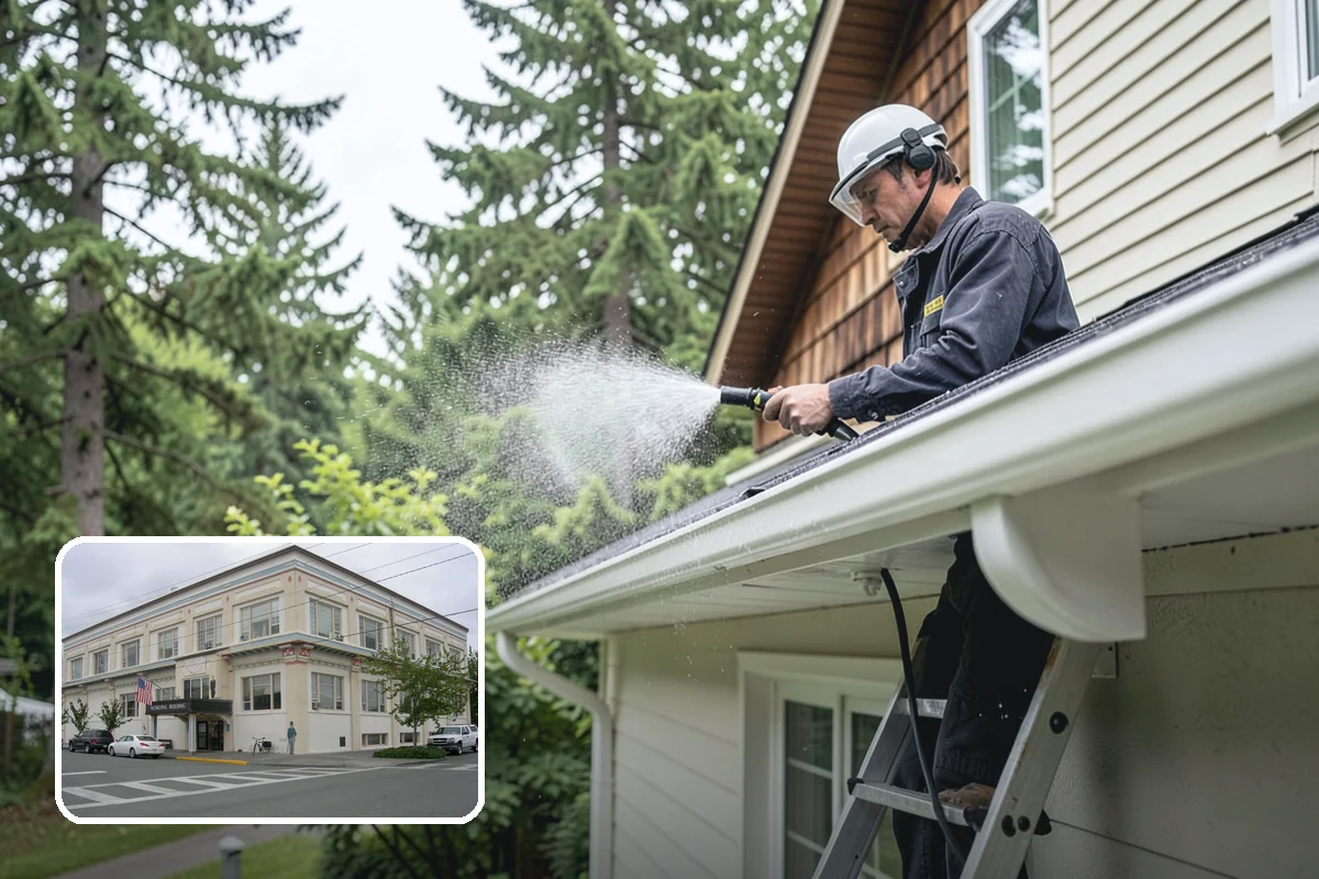 Limestone Cleaning in Anacortes, Skagit County, WA - Avoids the etching that acids cause on calcareous stone