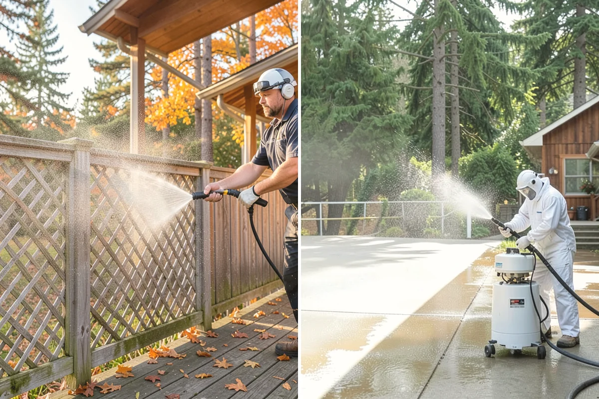 Limestone Cleaning in Anacortes, Skagit County, WA - Confirm the stone as limestone and test discreetly