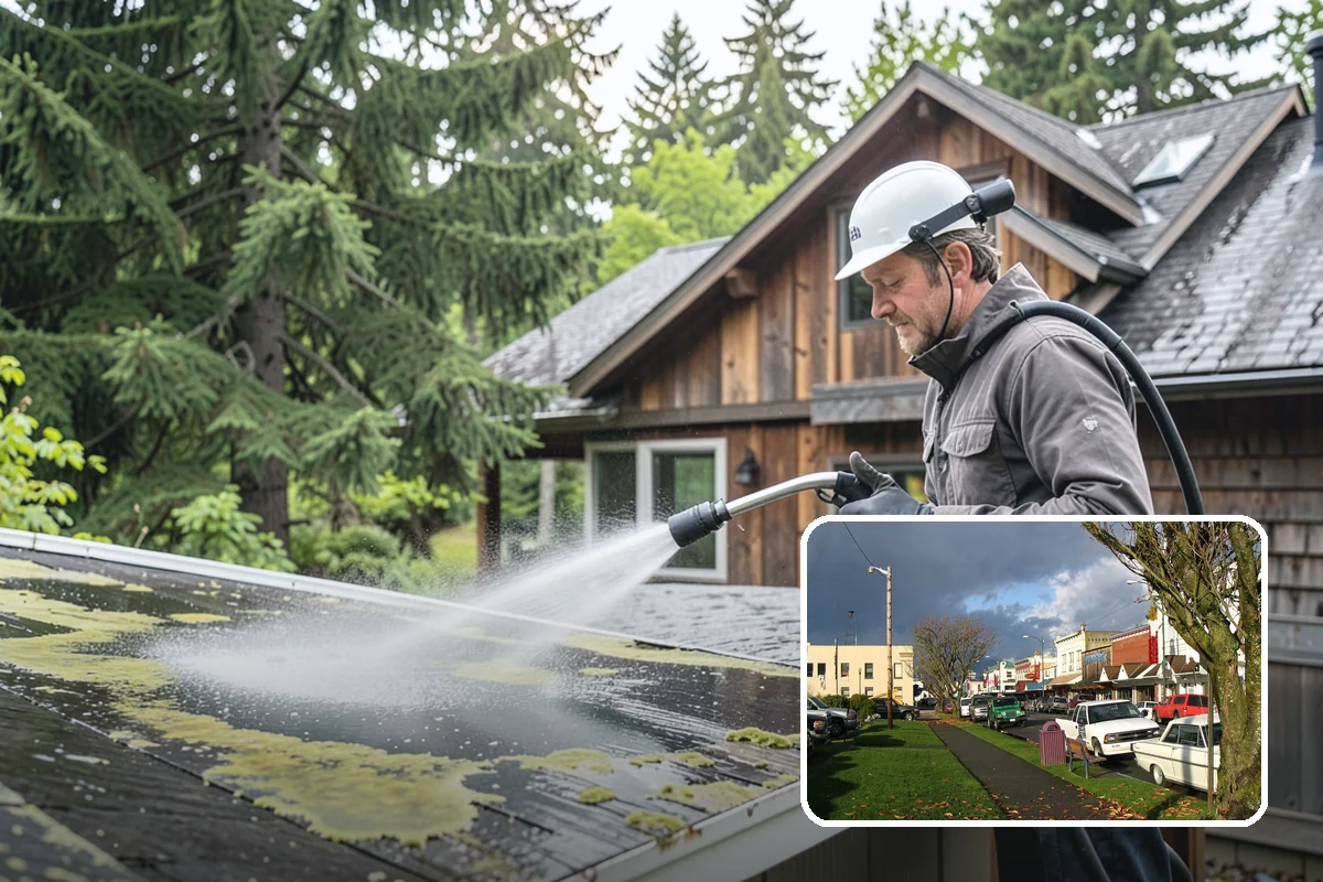 Limestone Cleaning in Arlington, Snohomish County, WA - Avoids the etching that acids cause on calcareous stone